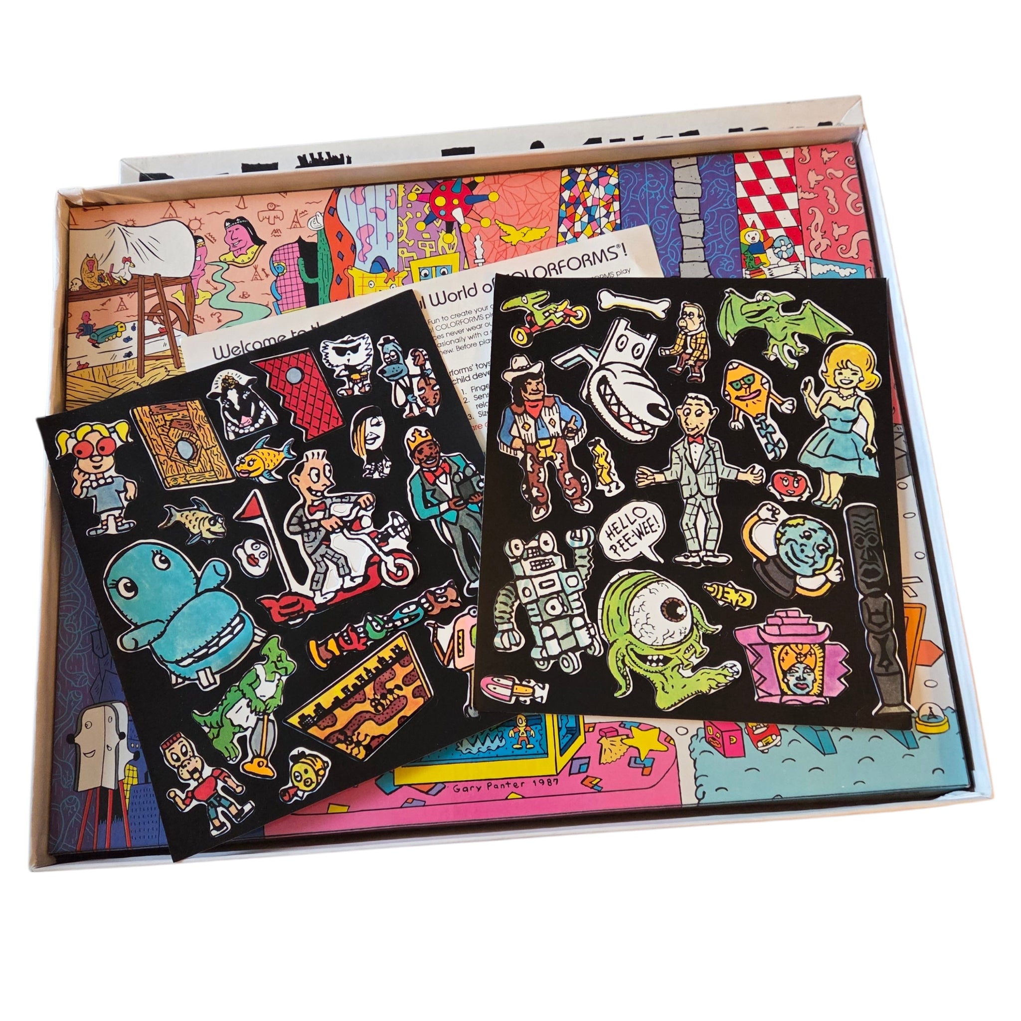 1987 Colorforms Deluxe Playset Unused