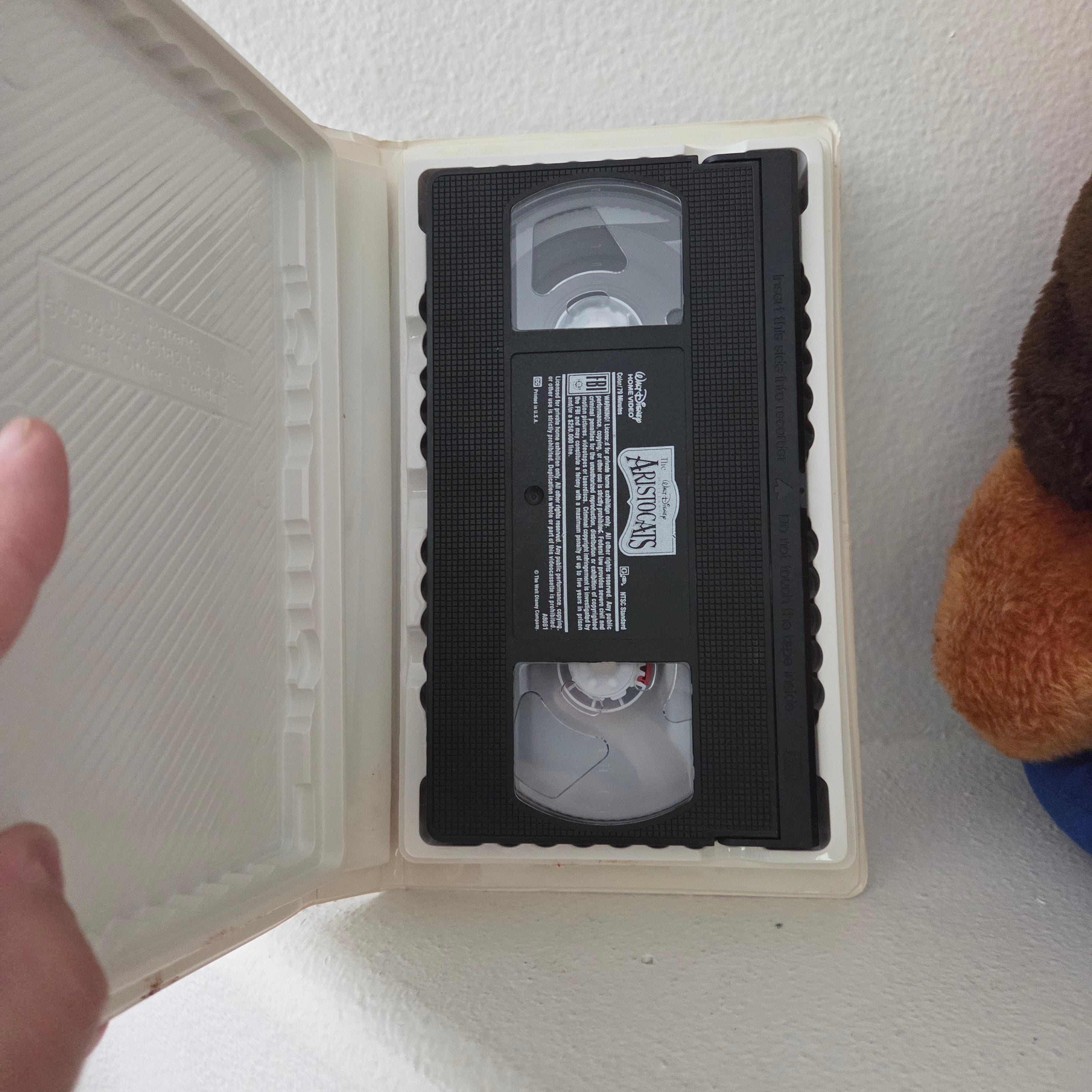 Disney Aristocats black diamond VHS