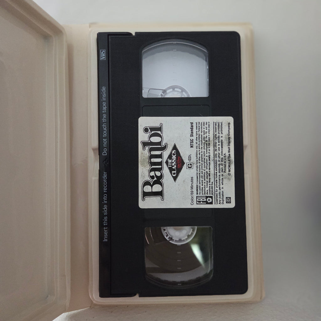 Disney Bambi black diamond VHS