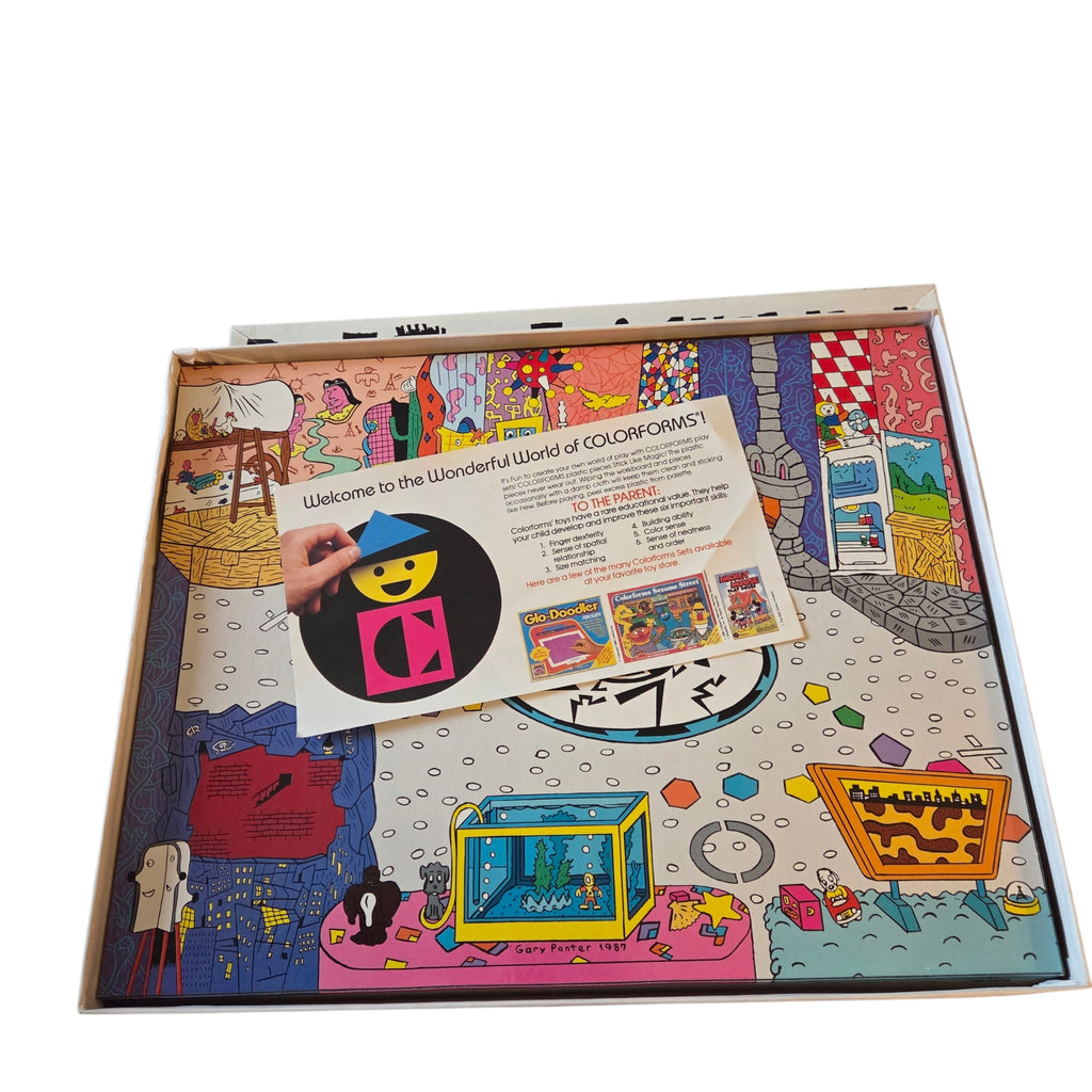 1987 Colorforms Deluxe Playset Unused
