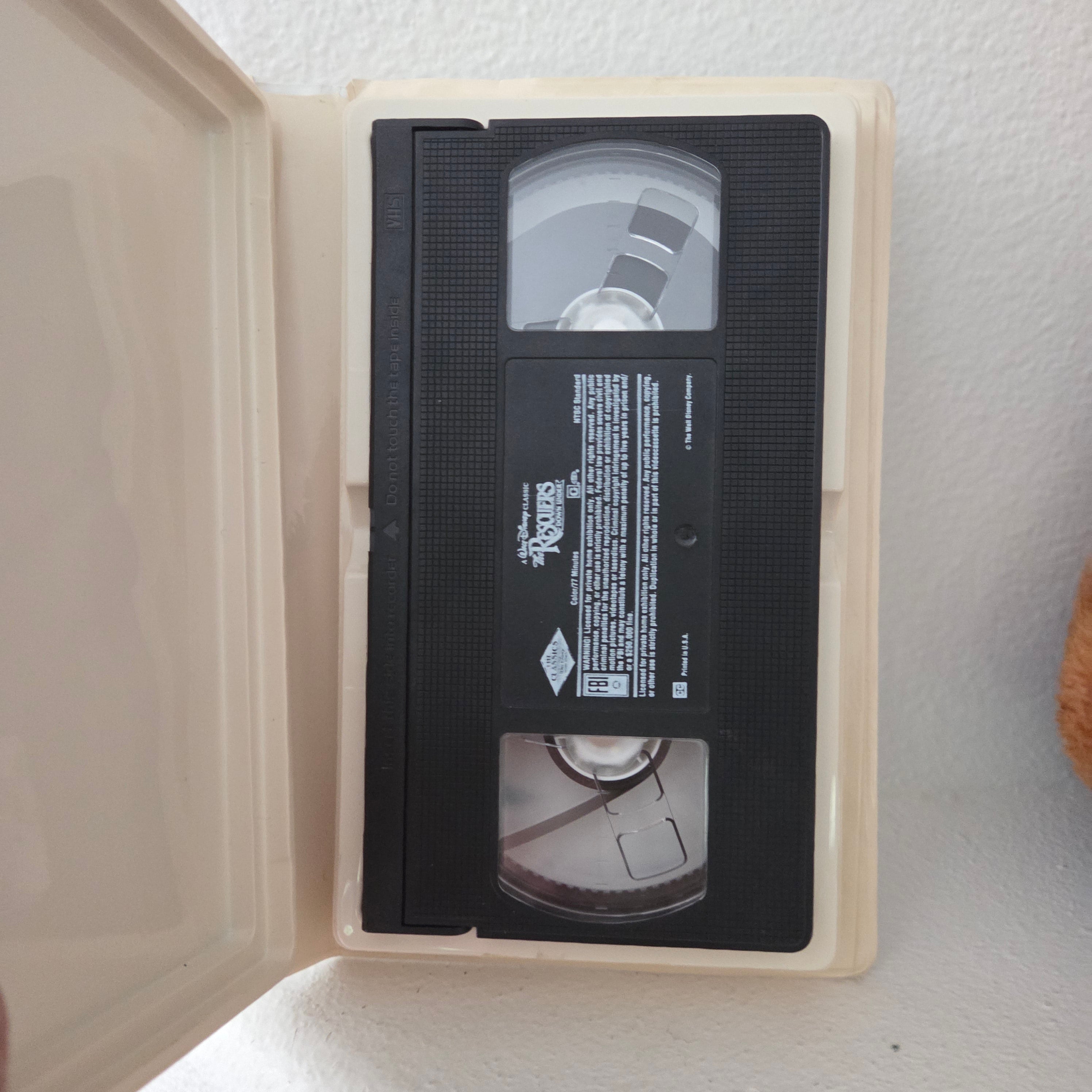 Disney The Rescuers Down Under black diamond VHS