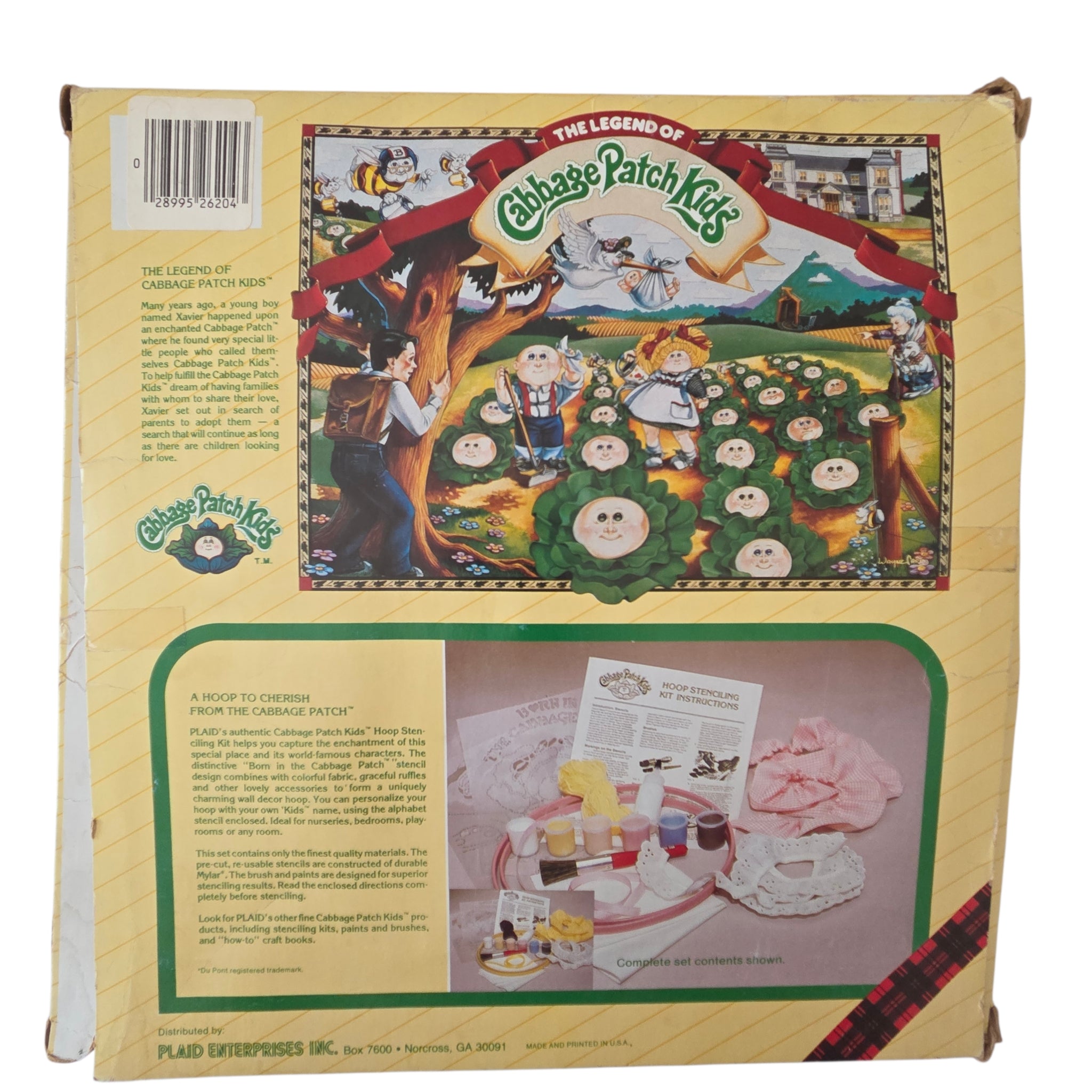 1980's Cabbage Patch Hoop Stencil Kit