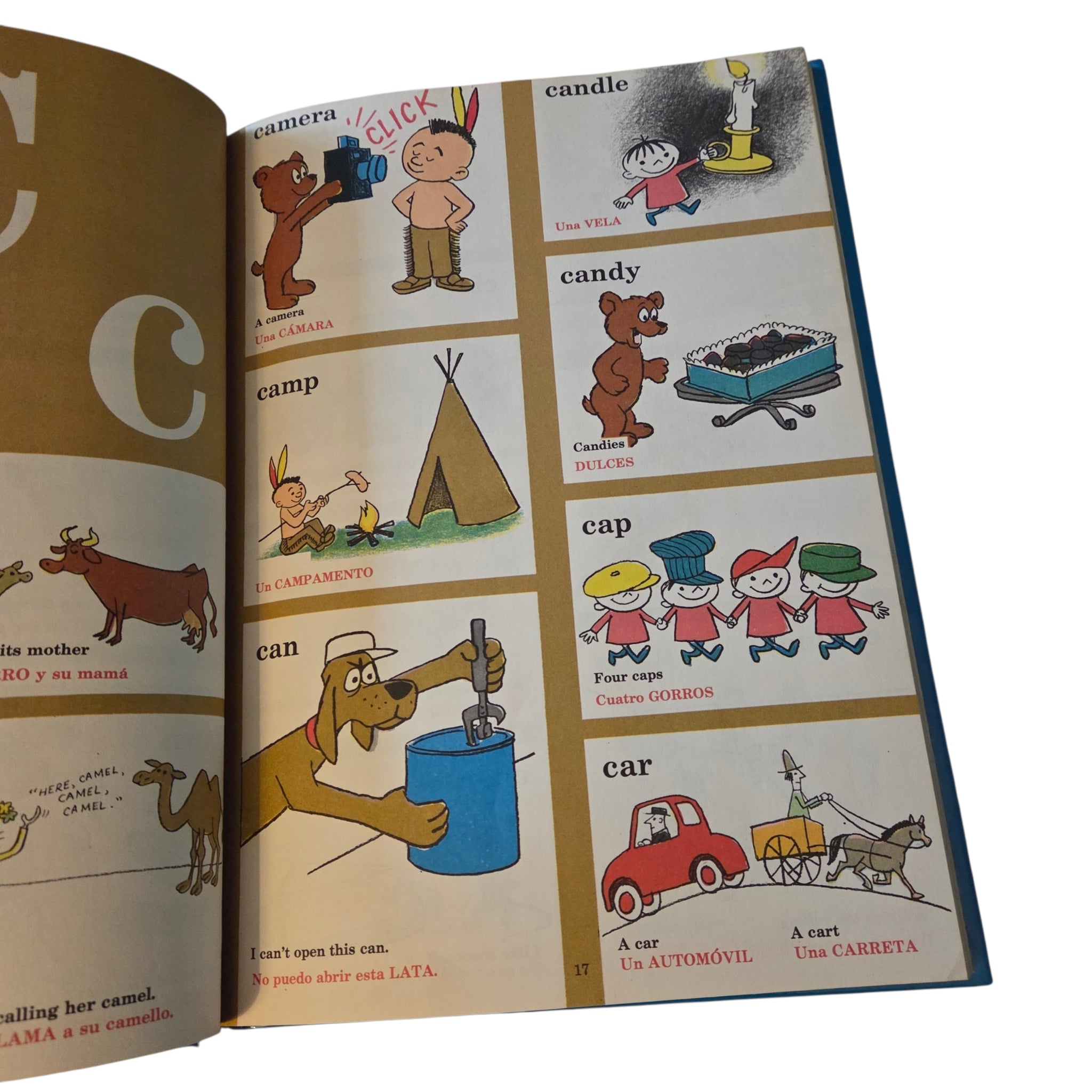 Vintage Dr Suess Dictionary in Spanish Hardback 1966