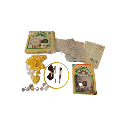 1980's Cabbage Patch Hoop Stencil Kit