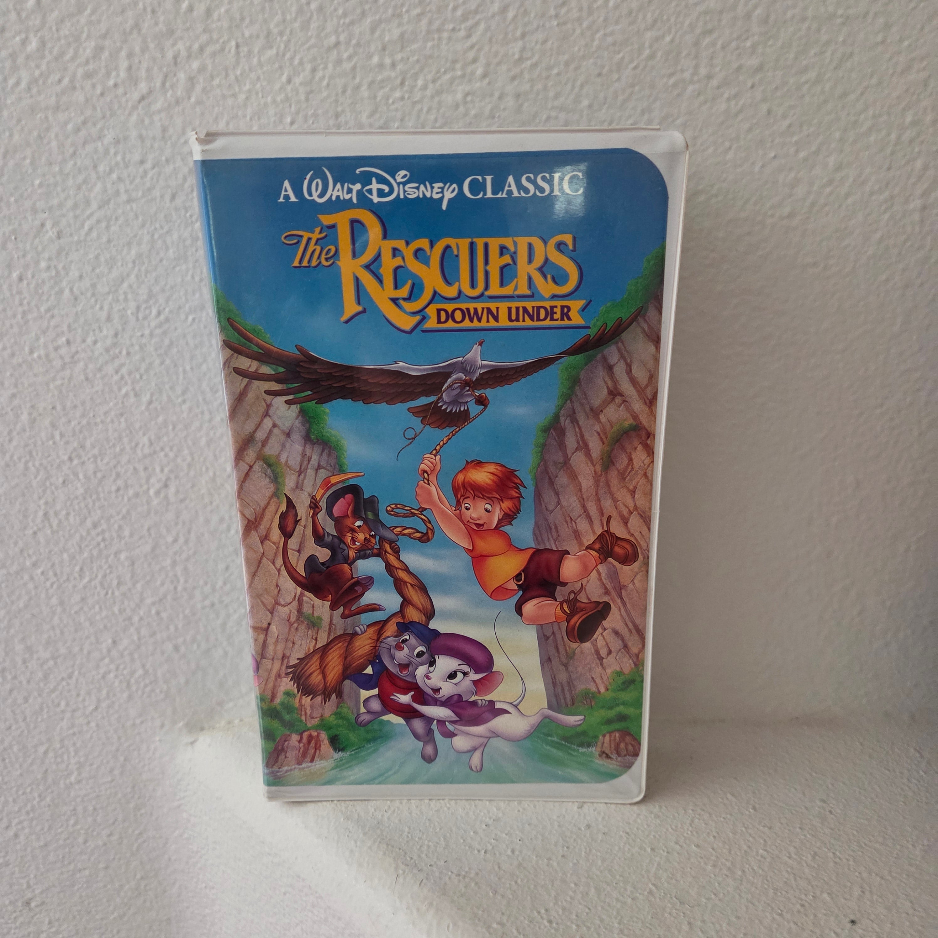 Disney The Rescuers Down Under black diamond VHS