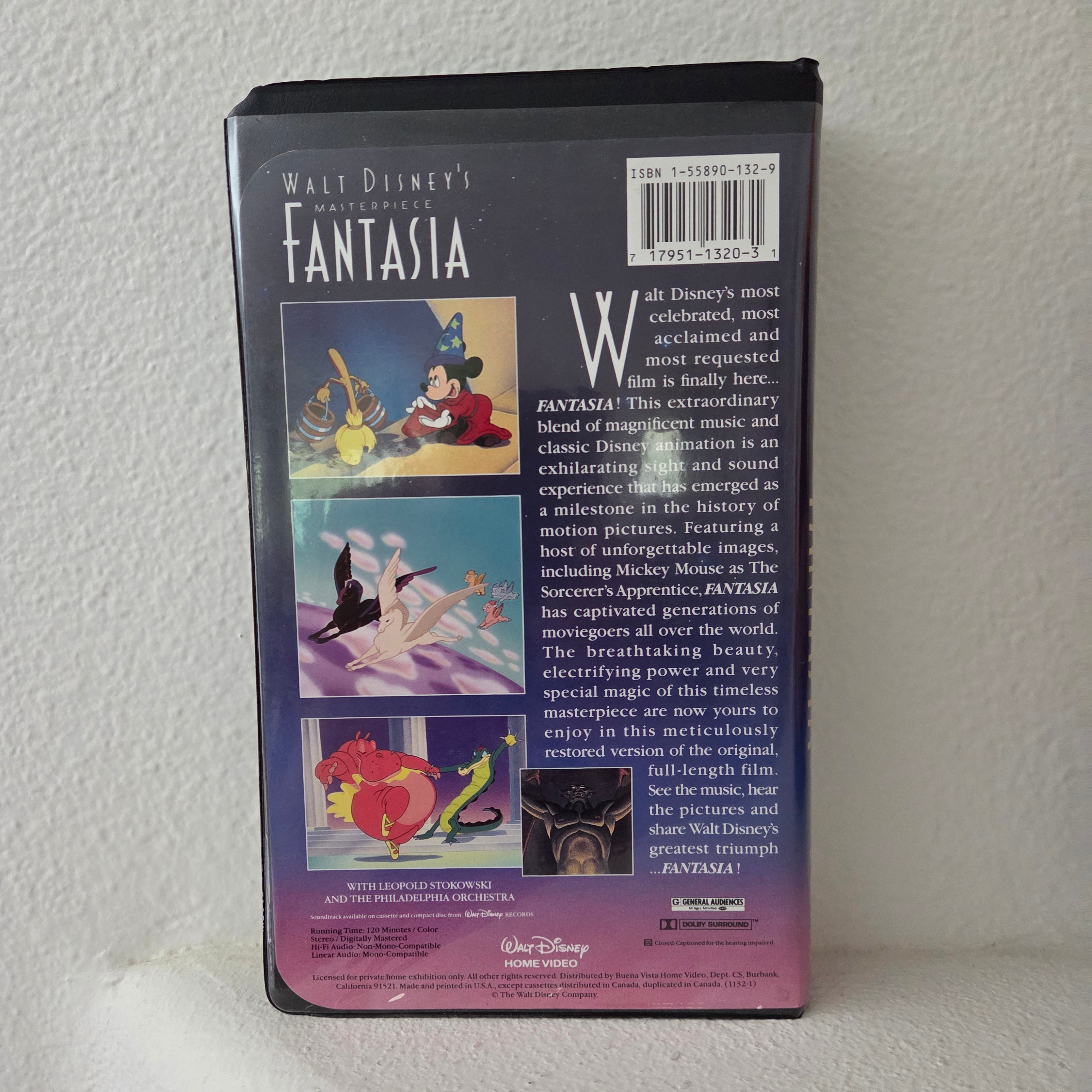 Disney Fantasia VHS