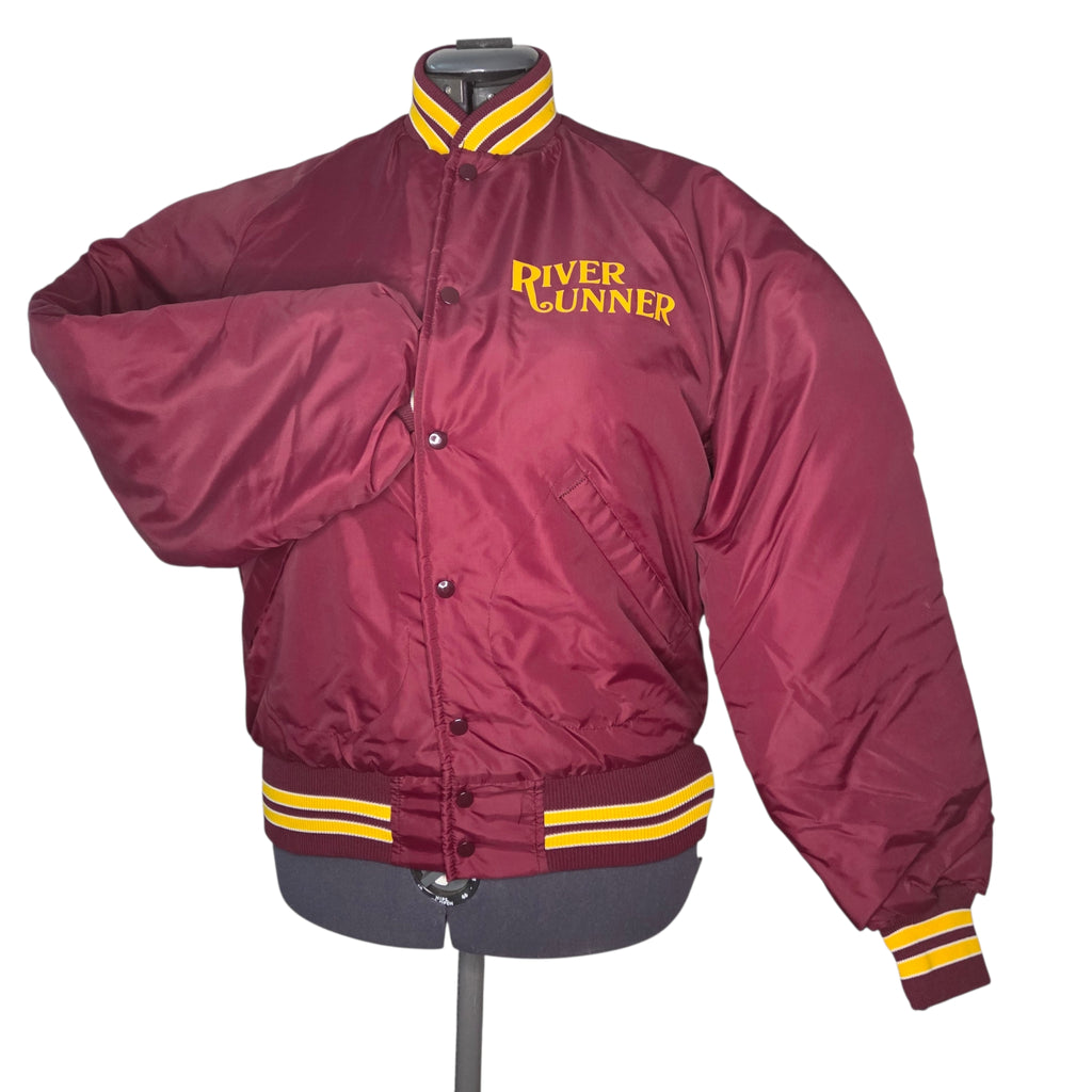 Vintage Hewescraft Pla-Jac by Dunbrooke Size Medium Baseball Satin Jacket