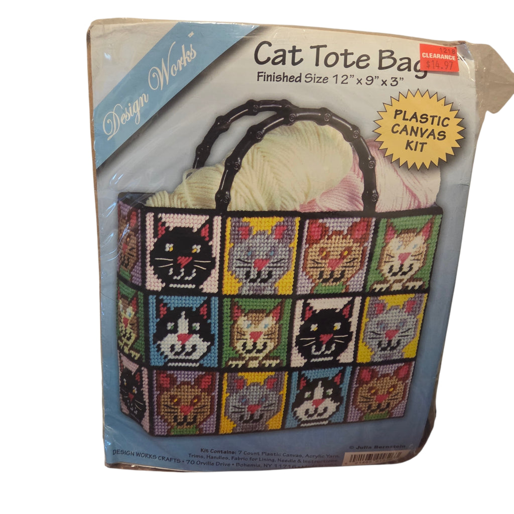 Design Works Cat Tote Bag Kit