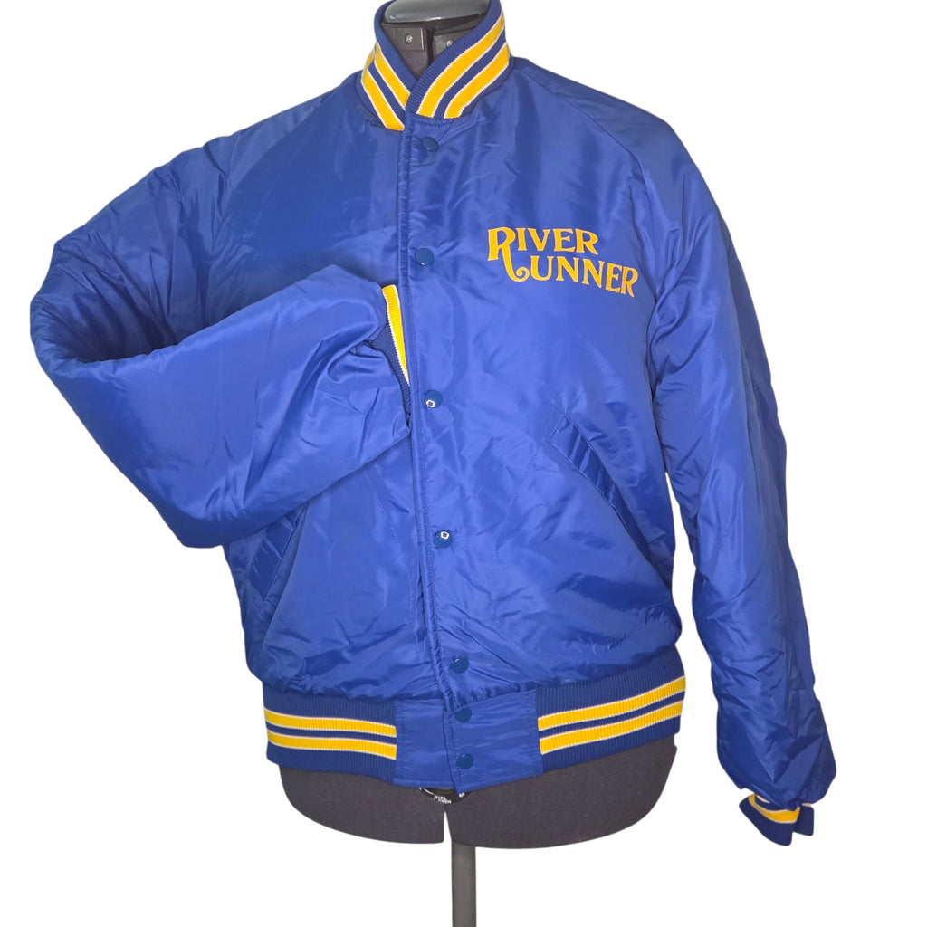 Vintage Hewescraft Pla-Jac by Dunbrooke Size Medium Baseball Satin Jacket