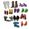 12 Piece Vintage Barbie Shoes and Boots