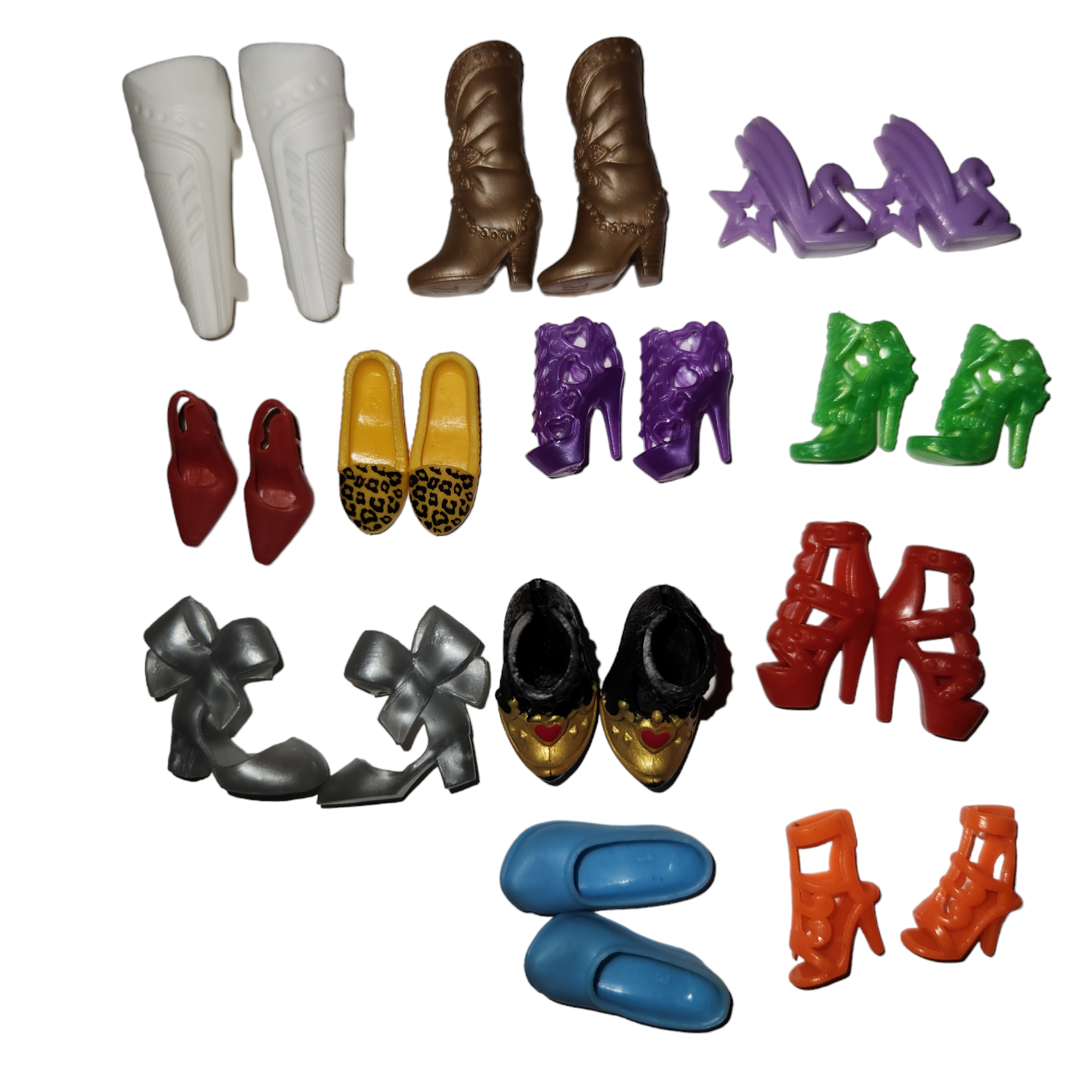 12 Piece Vintage Barbie Shoes and Boots