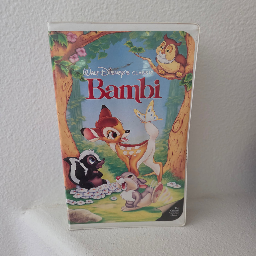Disney Bambi black diamond VHS